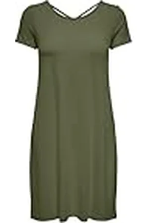 ONLY Onlbera Back Lace Up S/S Dress JRS Noos, , XXL