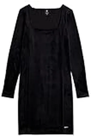 G-Star RAW Dames fluwelen slanke jurk casual, zwart (Dk Black D25040-d422-6484), M, , M