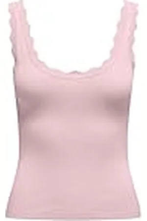 JDY Nanna S/L Scallop Edge Top KNT Noos, , S