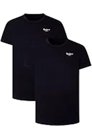 Pepe Jeans Pyjama voor heren (verpakking van 2), Zwart (zwart), L