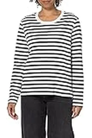 SELECTED Gestreept shirt met lange mouwen voor dames, , M