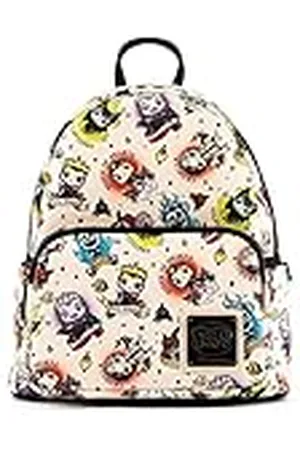 Loungefly Disney Villains Pop! by Tattoo AOP standaard mini-rugzak voor dames, meerkleurig, één maat, Meerkleurig, Taille unique, Rugzak