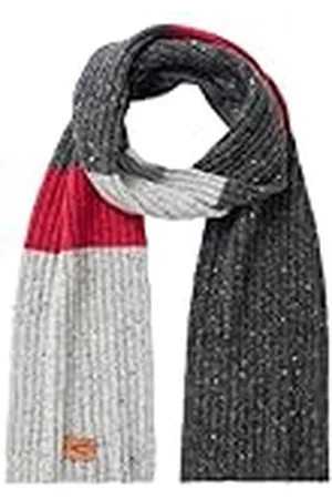Camel Active Heren gebreide sjaal met merinowol, , One Size