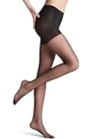 Falke Dames Panty Invisible Deluxe Shaping 8 DEN W Ti ultra transparent met vormgevend effect 1 paar, , M
