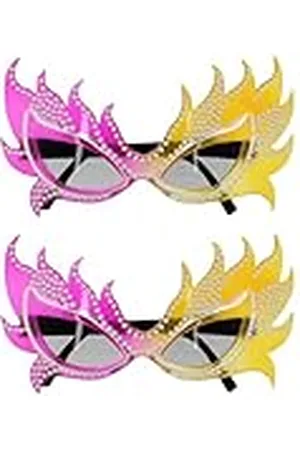 Boland 07442 - Feestbril Extravaganza, 2 stuks voor volwassenen, bril voor festivals, carnaval, kostuums of themafeesten