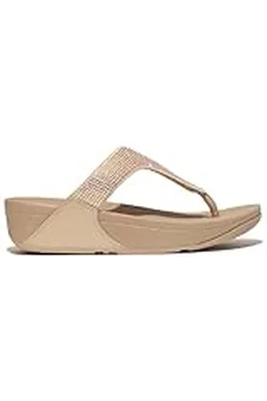 FitFlop Dames Lulu Crystal verfraaid teenpost sandalen, , 42 EU