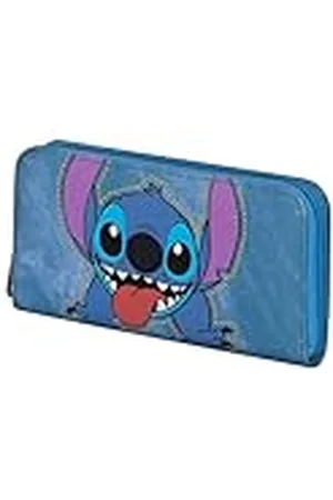 Disney Lilo and Stitch Updown-Essential Portemonnee, Blauw, 19 x 10 cm, , Eén maat, Essentiële Portemonnee