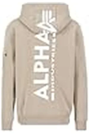 Alpha Industries Ritssluiting met rugprint Hoodie voor heren