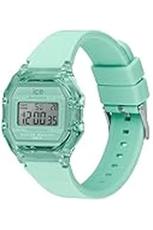 Ice-Watch ICE digit retro Azure blue - Dames horloge met siliconen band - 022889 (Klein)