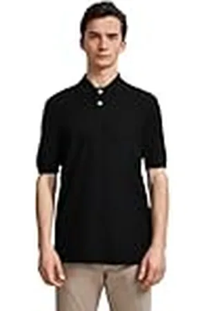 Bugatti Heren polo 1:2 mouw, , L