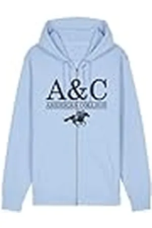American College Sweatshirt met ritssluiting, hemelsblauw, 6 jaar, ontspannen, , 6 ans