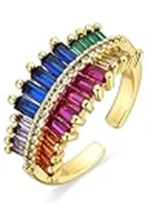 Luxenter 18K gouden afwerking Ring - Osere, metaal, zirkonia, metaal, zirkonia, Metaal, Zirkonia