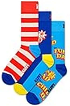 Happy Socks Mens 3-pack vader van het jaar geschenkset, , M-L UK, , Medium-Large