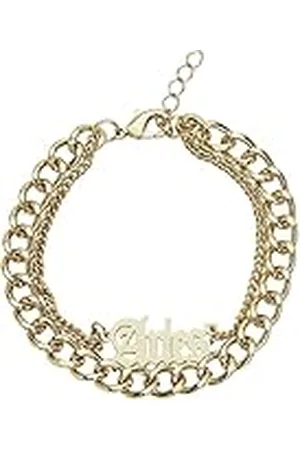 Urban classics Uniseks enkelketting met sterrenbeeldhanger, voor mannen en vrouwen, modesieraad, ketting in 12 varianten, lengte 22 cm of 25 cm, L/XL, Ijzer, Geen edelsteen