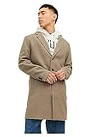 JACK & JONES Bestseller A/S JJEMORRISON Wool Coat SN wollen jas, greige, XL, , XL