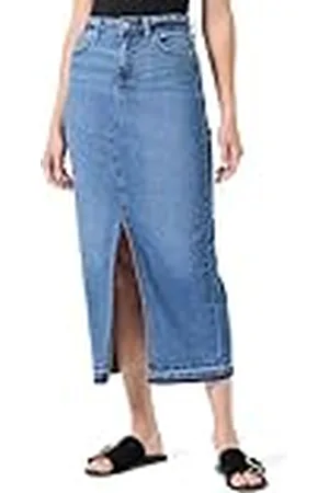 VILA Viray Hw Ancle Denim Rok MBD, , 38