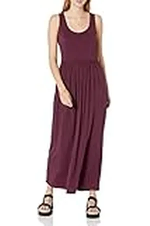 Amazon Maxi-jurk met taille voor dames (verkrijgbaar in grote maten), , XL