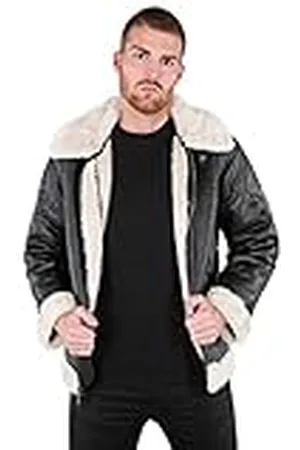 Alpha Industries B3 FL Leren Jas voor heren Black