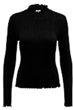JDY ONLY FRANSISKA L/S High neck Top JRS NOOS shirt met lange mouwen, , XXL