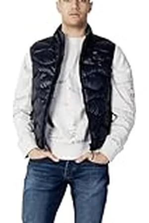 Blauer SMANICATI gewatteerd donsvest met vest, , S voor heren, , S