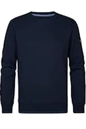 Petrol Industries Heren Sweater Ronde Neck, M-1050-SWR301, Navy Blue, XL, , XL