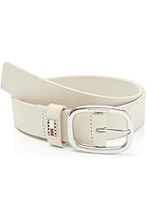 Tommy Hilfiger Dames TJW OVAL 3.0 AW0AW15836 vaste riem, BEIGE (krantenpapier), 85, , 85