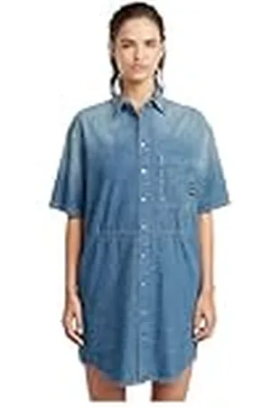 G-Star Dames Relaxed Drawcord Ss Wmn Casual Dress, , L