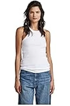 G-Star RAW Dames Italian Army Ultra Slim Tank Top T-Shirt, Wit (Wit D289-110), XXS, , XXS