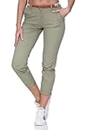 ONLY Onlbiana Cotton Belt Chino CC PNT Chinobroek, Aloe, 40/32