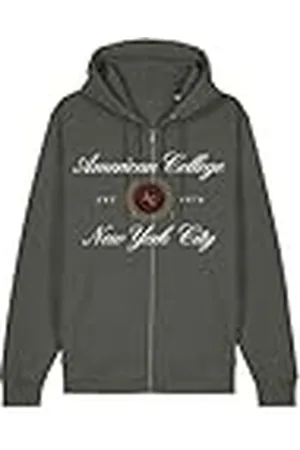 American College Sweatshirt met ritssluiting, kaki, 10 jaar, , 10 ans