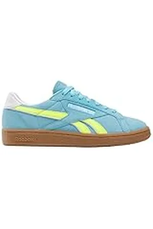 Reebok Dames Club C Grounds UK sneakers, DIGITAL Blue/SOLAR Acid Yellow/Gum, 40,5 EU, , 40.5 EU