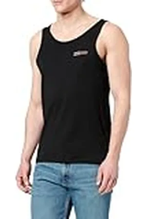 Tommy Hilfiger Heren TJM SLIM ENTRY GRAPHIC TANK EXT Overige T-shirts, zwart, S, , S