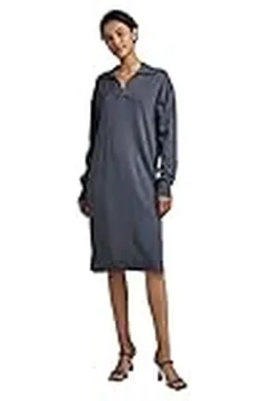 G-Star RAW Dames Polo Knit Dress, Blue (fantem Blue B692-863), S