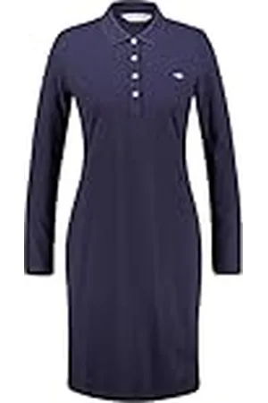 GANT Slim Shield LS Pique Dress, , M