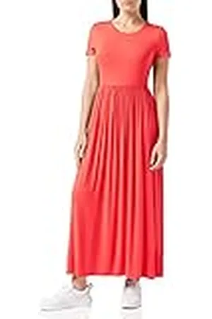Amazon Maxi-jurk met korte mouwen voor dames (verkrijgbaar in grote maten), , XS