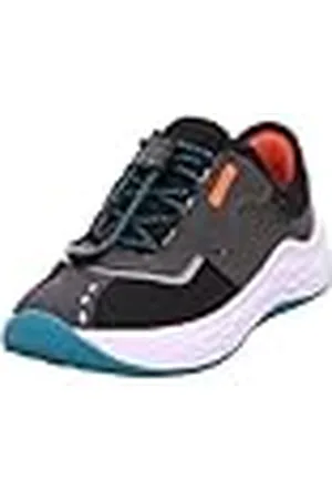 Superfit Bounce sneakers voor jongens, Grijs groen 2000, 35 EU Breed