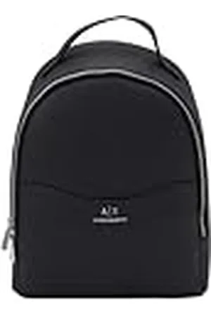 Armani Exchange Dames Essential, Wave, Silver Printed Logo Rugzak, , Eén Maat