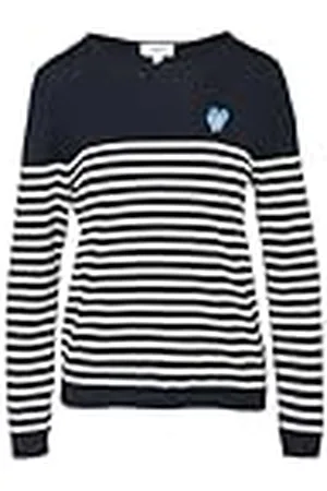 QS by s.Oliver Gebreide trui met hart-borduursel Navy 34, , 34