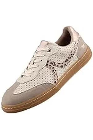 Mustang Dames 1511-302 veterschoen, ivoor/taupe, 38 EU, , 38 EU