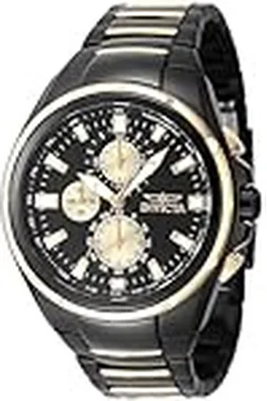 Invicta Sea Vulture 47823 Heren Horloge - Waterdicht - Analoog - Quartz Uurwerk - Roestvrij Staal met zwarte Wijzerplaat - 46mm