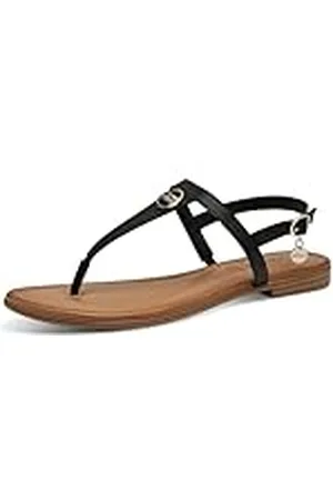 QS by s.Oliver Dames 5-28105-44 platte sandaal, , 38 EU