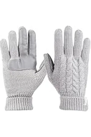 Isotoner Vrouwen Kabel Gebreide Handschoenen Met Touchscreen Palm Patches, , Eén Maat