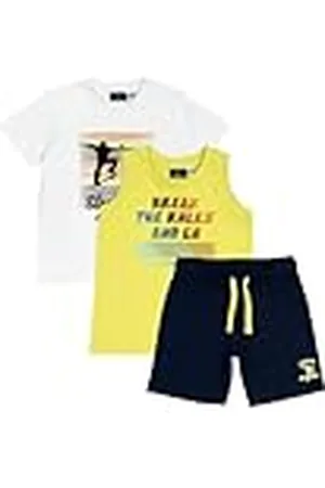 chicco 3-delige set T-shirt + tanktop + korte broek, , 5 jaar