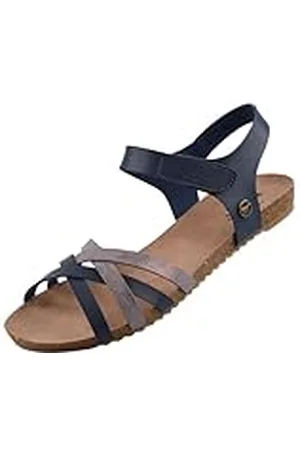 Mustang Dames 1307-811 platte sandalen, 39 EU, , 39 EU