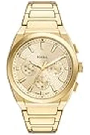 Fossil Heren analoog kwartshorloge met roestvrij stalen armband FS6119