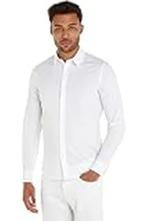 Calvin Klein Jeans Heren Slim Stretch Shirt Casual, , L