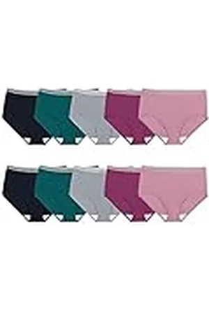 Fruit Of The Loom Dames katoenen boyshort slipje jongen kort (Pack van 3), , 38