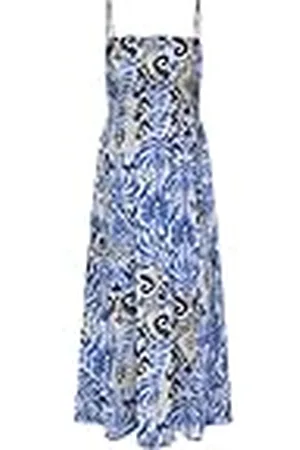 ONLY Onlnova Life Vis Elodie Long Dress AOP, , L