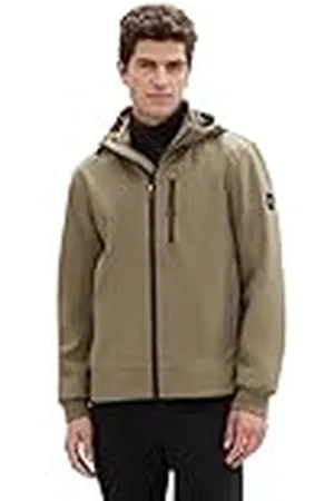 TOM TAILOR Softshelljas met capuchon voor heren, , XL