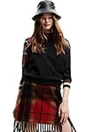 Desigual Black Checks 2000 Sweater, XS
